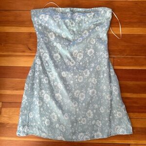 Princess Polly Floral Strapless Mini Dress